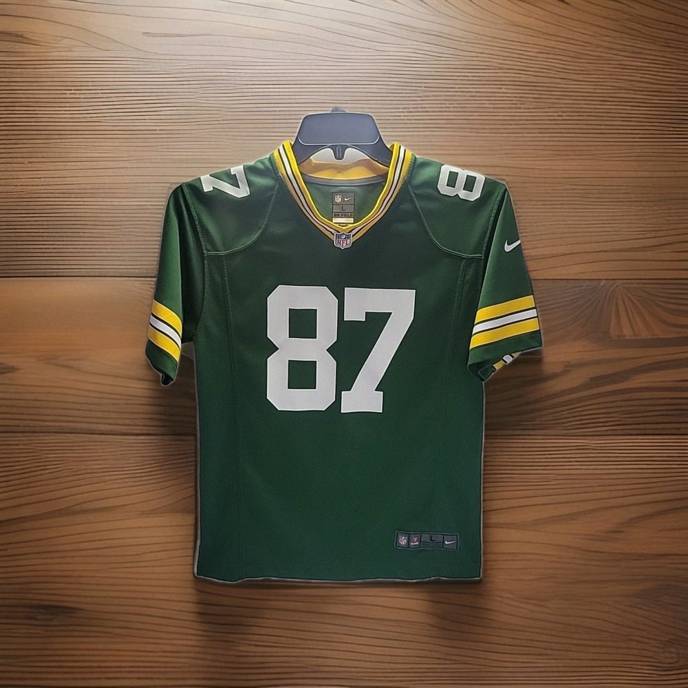 Green Bay Packers Jordy Nelson Nike On Field Jersey Youth Size Large NFL